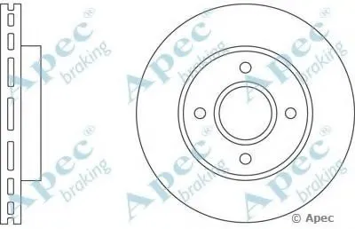 Тормозной диск APEC braking купить