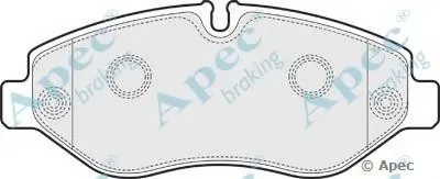 Комплект тормозных колодок, дисковый тормоз APEC braking купить