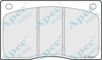 Комплект тормозных колодок, дисковый тормоз APEC braking купить