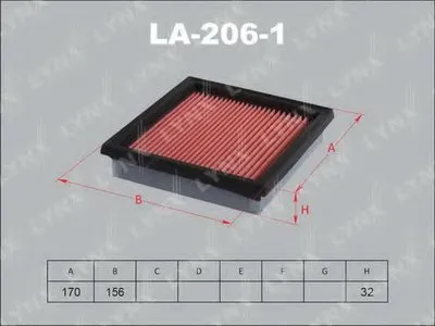 Воздушный фильтр LYNXauto купить