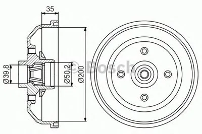 Тормозной барабан BOSCH купить