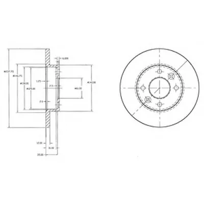 Тормозной диск DELPHI купить