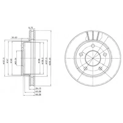 Тормозной диск DELPHI купить