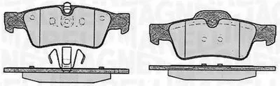 Комплект тормозных колодок, дисковый тормоз MAGNETI MARELLI купить