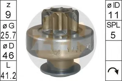 Привод с механизмом свободного хода, стартер ERA купить