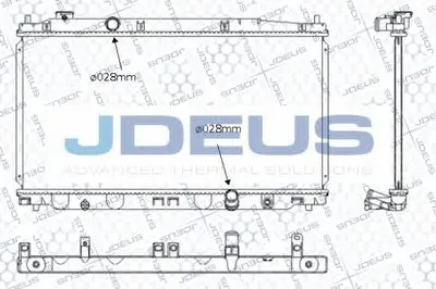 Радиатор, охлаждение двигателя JDEUS купить