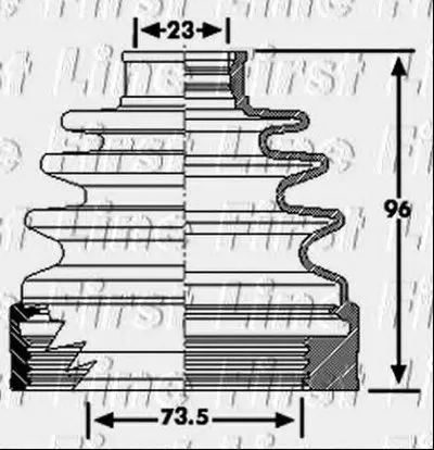 Пыльник, приводной вал FIRST LINE купить