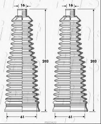 Пыльник, рулевое управление FIRST LINE купить