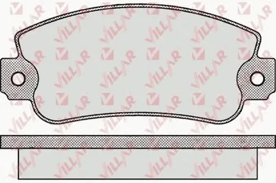 Комплект тормозных колодок, дисковый тормоз VILLAR купить