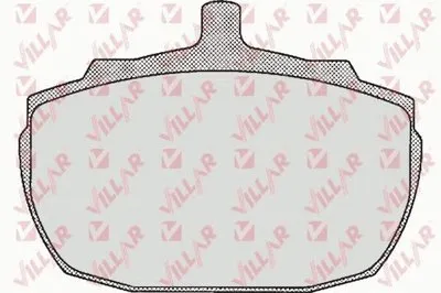 Комплект тормозных колодок, дисковый тормоз VILLAR купить
