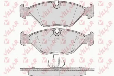 Комплект тормозных колодок, дисковый тормоз VILLAR купить