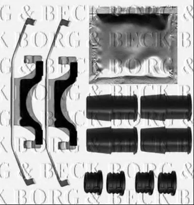 Комплектующие, колодки дискового тормоза BORG & BECK купить