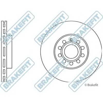 Тормозной диск Brake Fit APEC braking купить