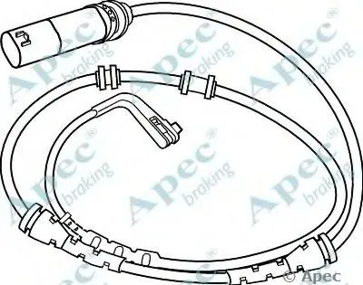 Указатель износа, накладка тормозной колодки APEC braking купить