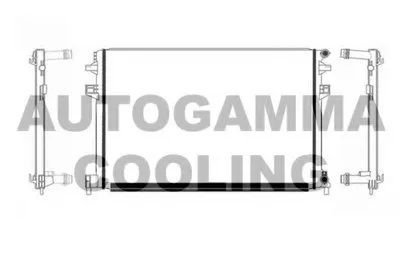 Радиатор, охлаждение двигателя AUTOGAMMA купить