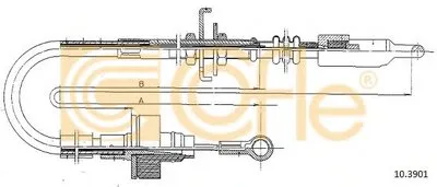 Тросик сцепления COFLE купить