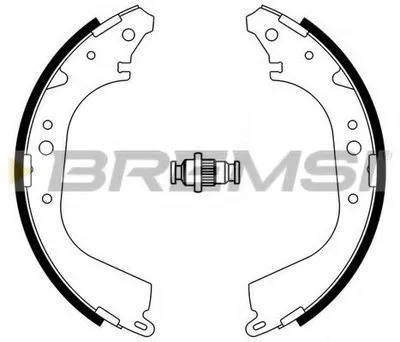 Комплект тормозных колодок BREMSI купить