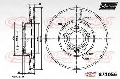 Тормозной диск R+ (Regular Plus) MAXTECH купить