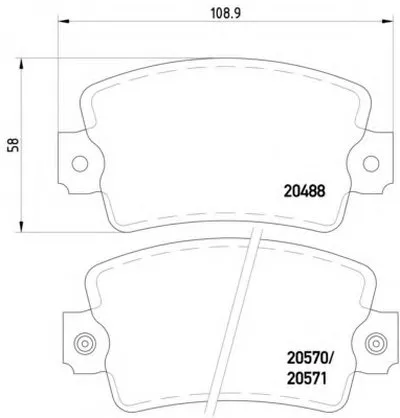 Комплект тормозных колодок, дисковый тормоз HELLA купить