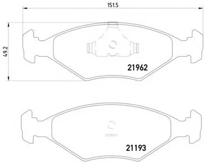 Комплект тормозных колодок, дисковый тормоз HELLA купить