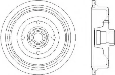 Тормозной барабан HELLA купить