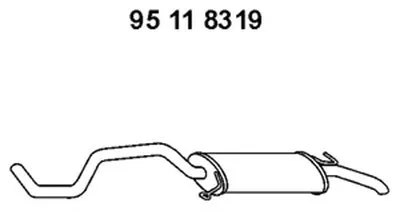 Глушитель выхлопных газов конечный EBERSPÄCHER купить