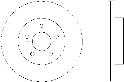 Тормозной диск PRO TEXTAR купить