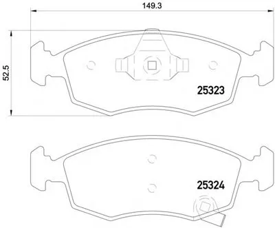 Комплект тормозных колодок, дисковый тормоз HELLA PAGID купить