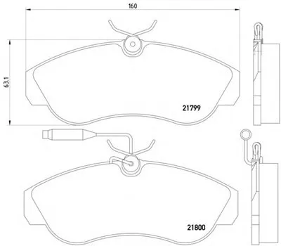 Комплект тормозных колодок, дисковый тормоз HELLA PAGID купить