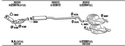 Система выпуска ОГ WALKER купить