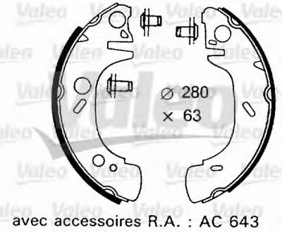 Комплект тормозных колодок VALEO купить