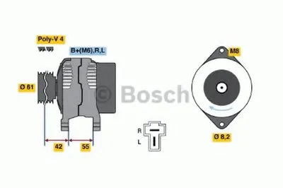 Генератор BOSCH купить