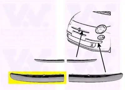 Облицовка, бампер VAN WEZEL купить