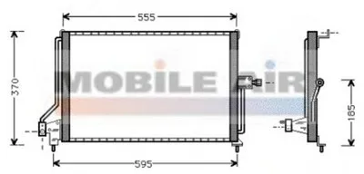 Конденсатор, кондиционер VAN WEZEL купить