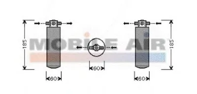 Осушитель, кондиционер VAN WEZEL купить