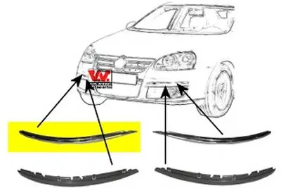 Облицовка, бампер VAN WEZEL купить