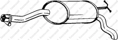 Глушитель выхлопных газов конечный BOSAL купить