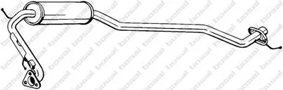 Средний глушитель выхлопных газов BOSAL купить