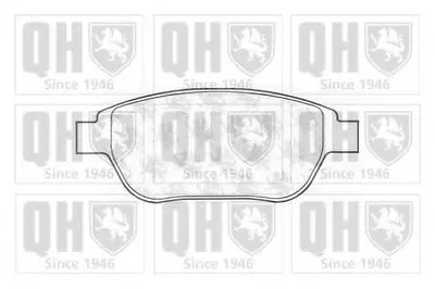 Комплект тормозных колодок, дисковый тормоз QUINTON HAZELL купить