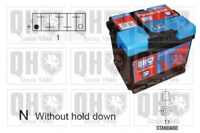 Стартерная аккумуляторная батарея PowerBox 3 QUINTON HAZELL купить