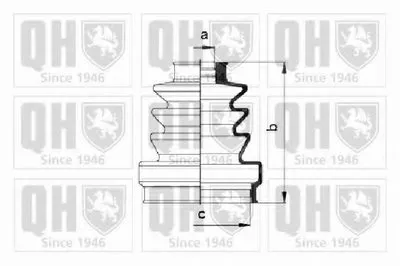 Комплект пылника, приводной вал QUINTON HAZELL купить