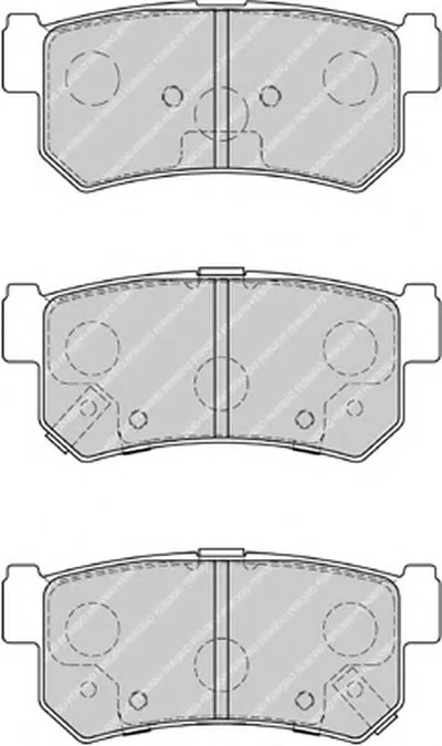 Комплект тормозных колодок, дисковый тормоз PREMIER FERODO купить
