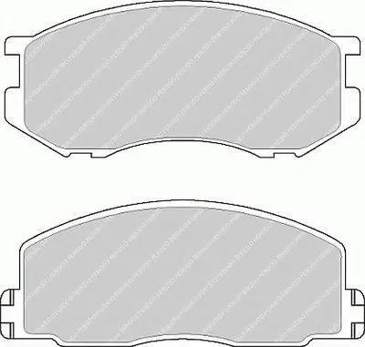 Комплект тормозных колодок, дисковый тормоз PREMIER FERODO купить