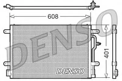 Конденсатор, кондиционер DENSO купить