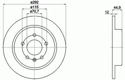 Тормозной диск MINTEX купить