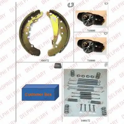 Комплект тормозных колодок DELPHI купить