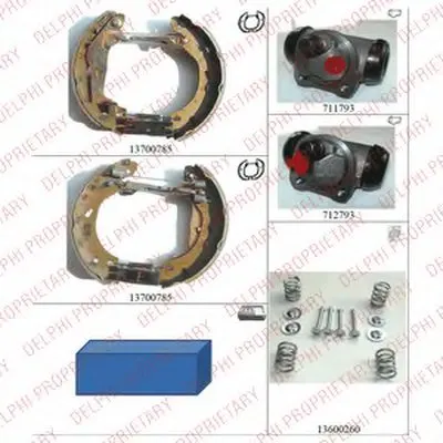 Комплект тормозных колодок DELPHI купить