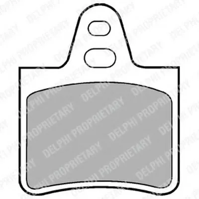 Комплект тормозных колодок, дисковый тормоз DELPHI купить
