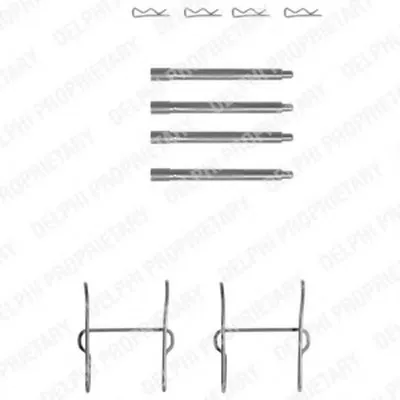Комплектующие, колодки дискового тормоза DELPHI купить