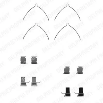 Комплектующие, колодки дискового тормоза DELPHI купить